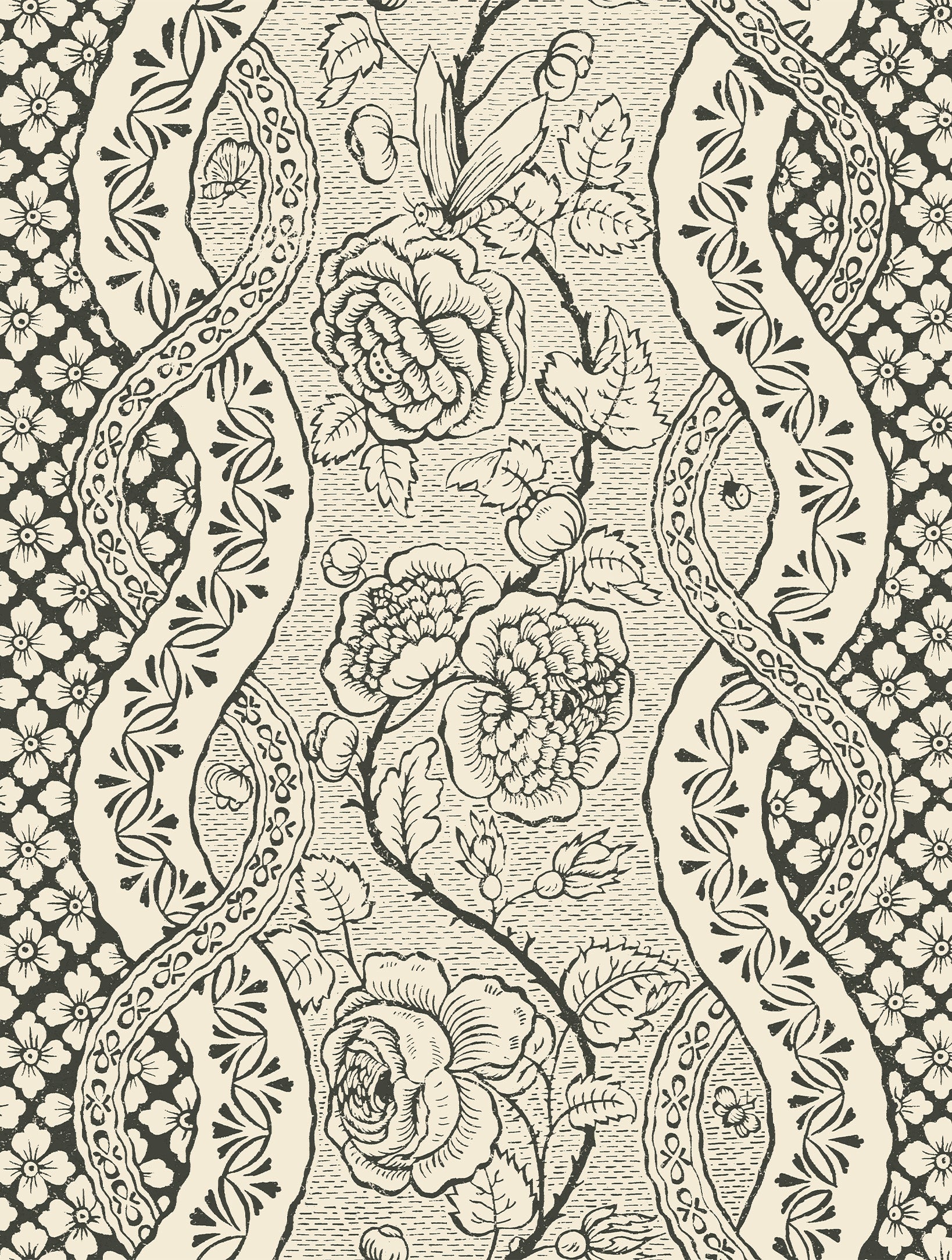 Tissu "Coccinelle"