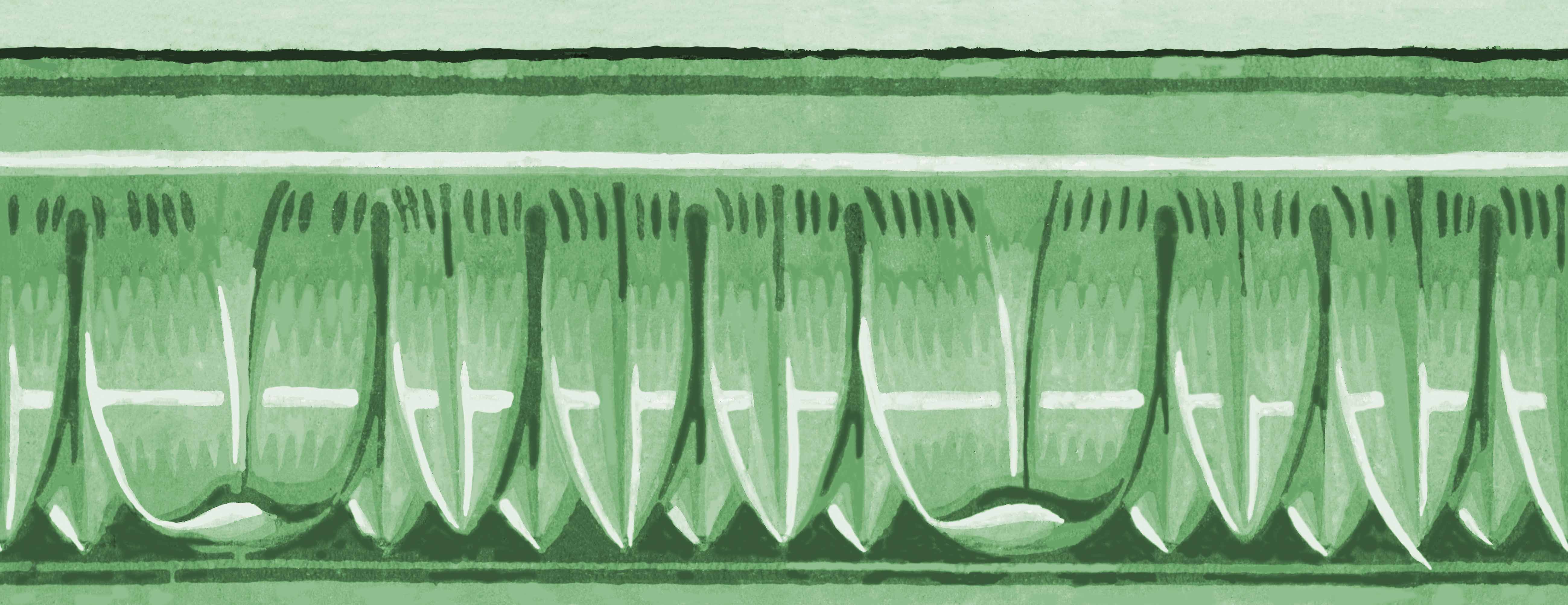 Frise "Bordure palmée"