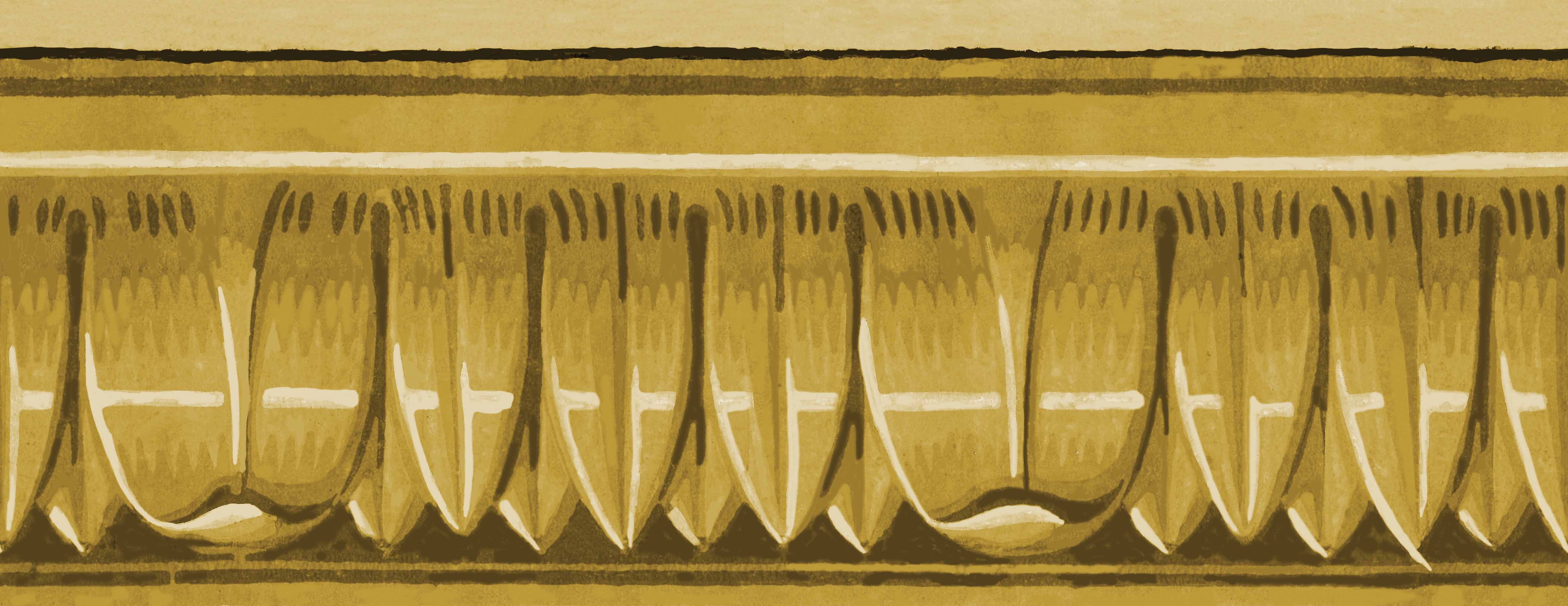 Frise "Bordure palmée"