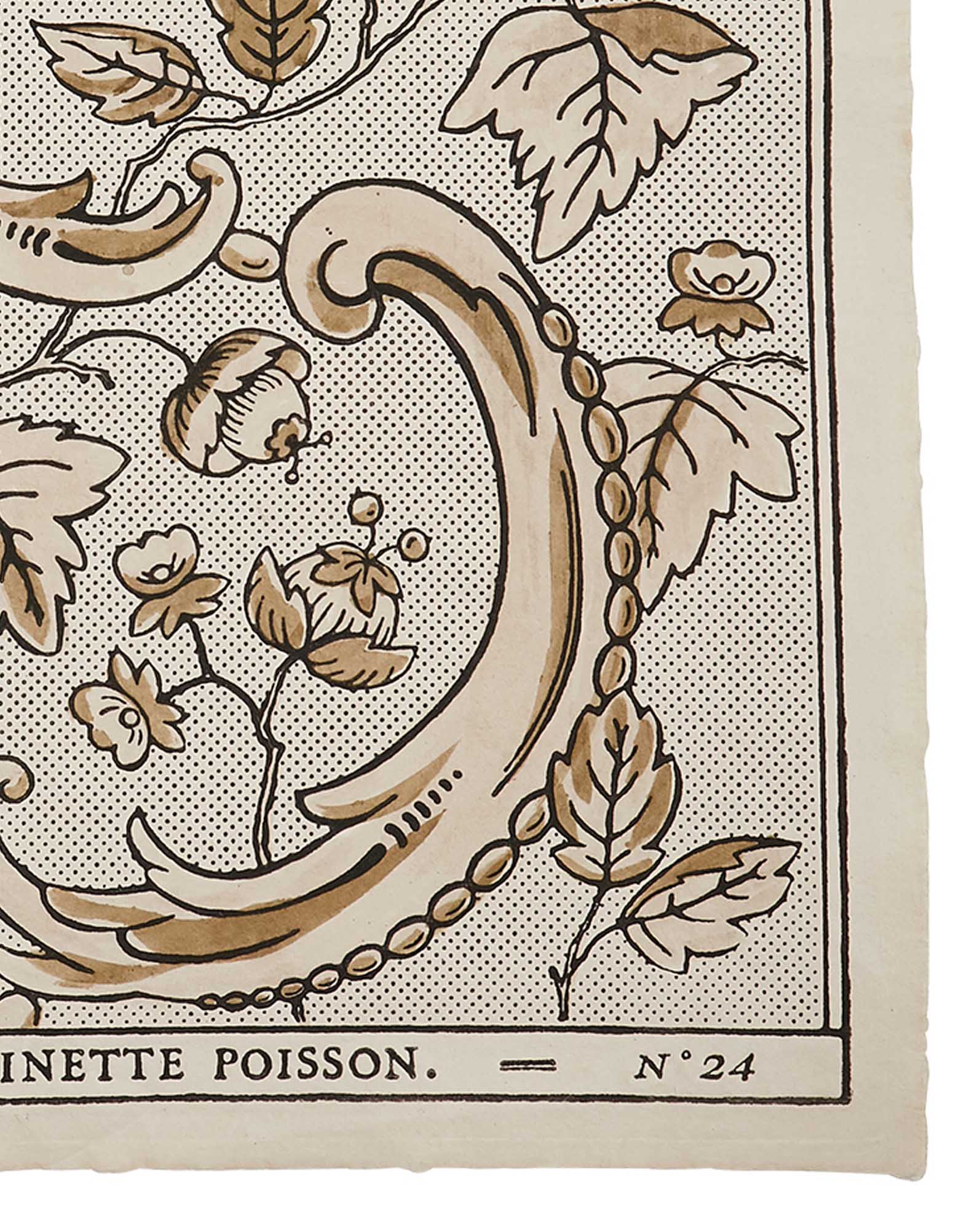 Papier dominoté "Oiseaux & Feuillage"