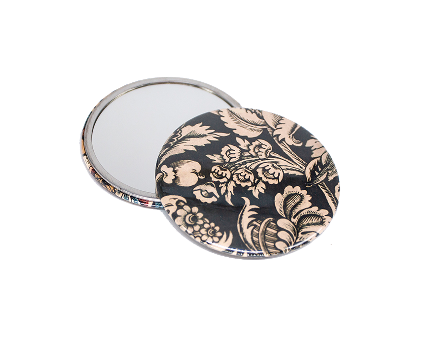 Miroir de poche "Grands pavots"