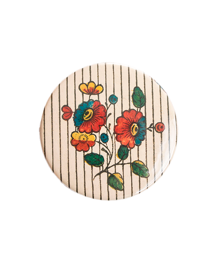 Miroir de poche "Boutonnière"