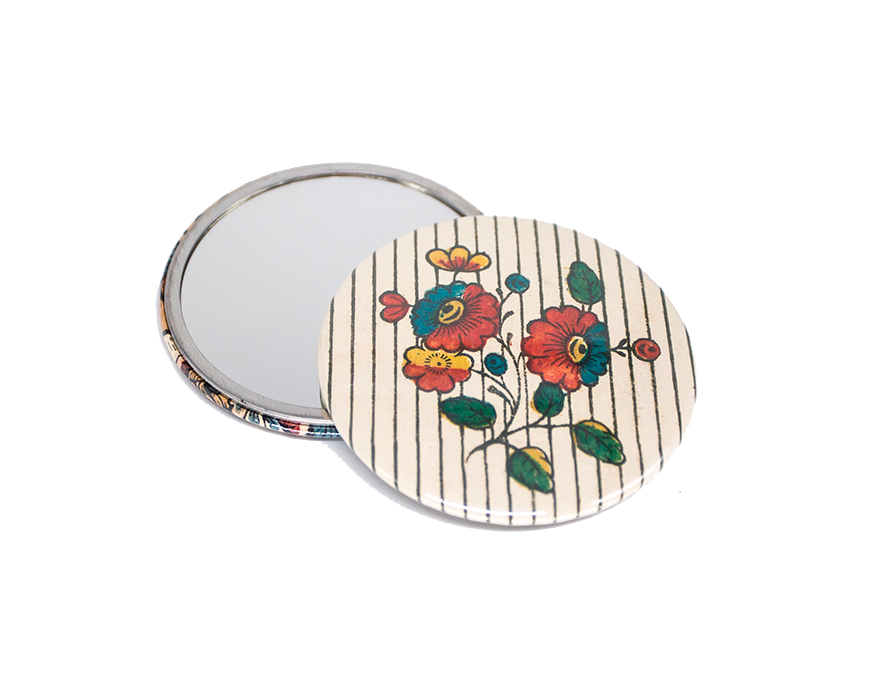 Miroir de poche "Boutonnière"