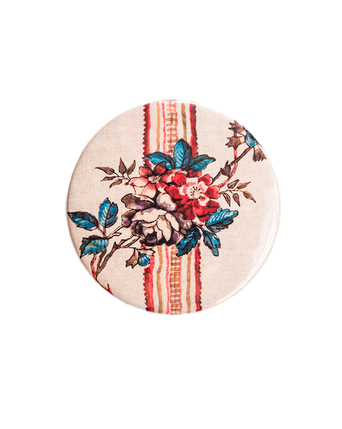 Pocket mirror "Rayures provençales"