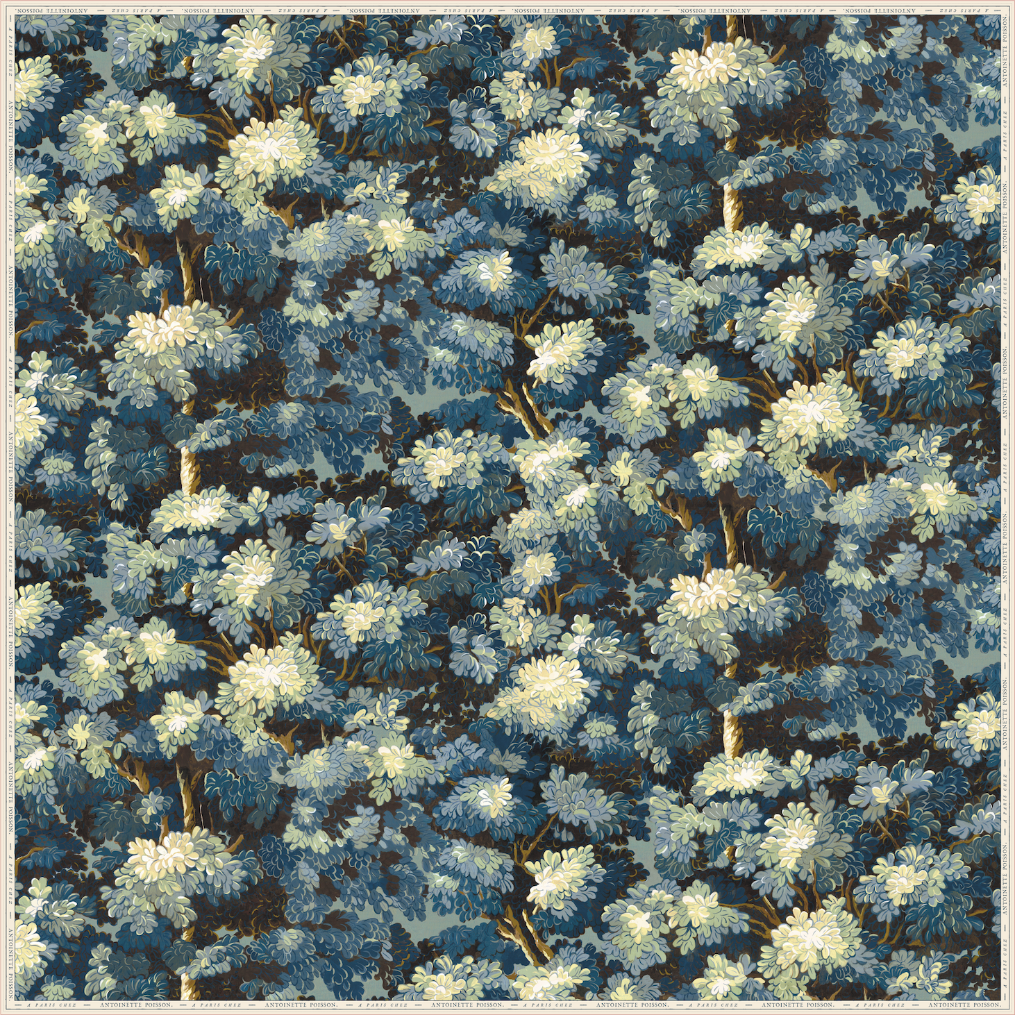 Square tablecloth "Joli bois"