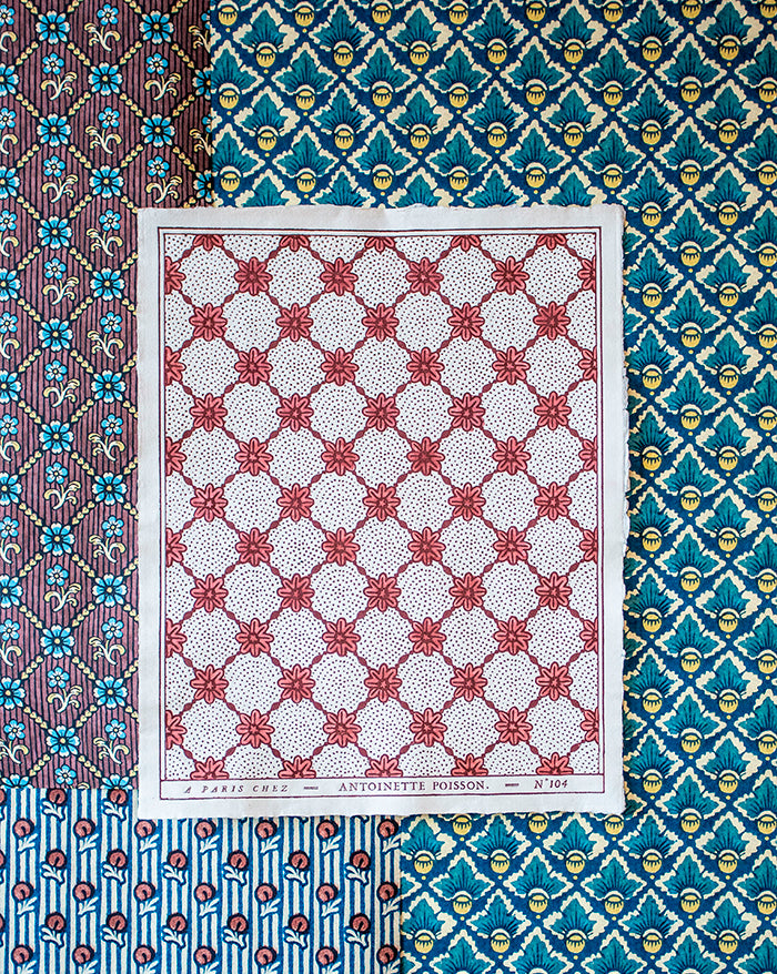 Papier dominoté "Résille"
