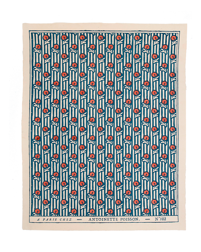 Papier dominoté "Cerises"
