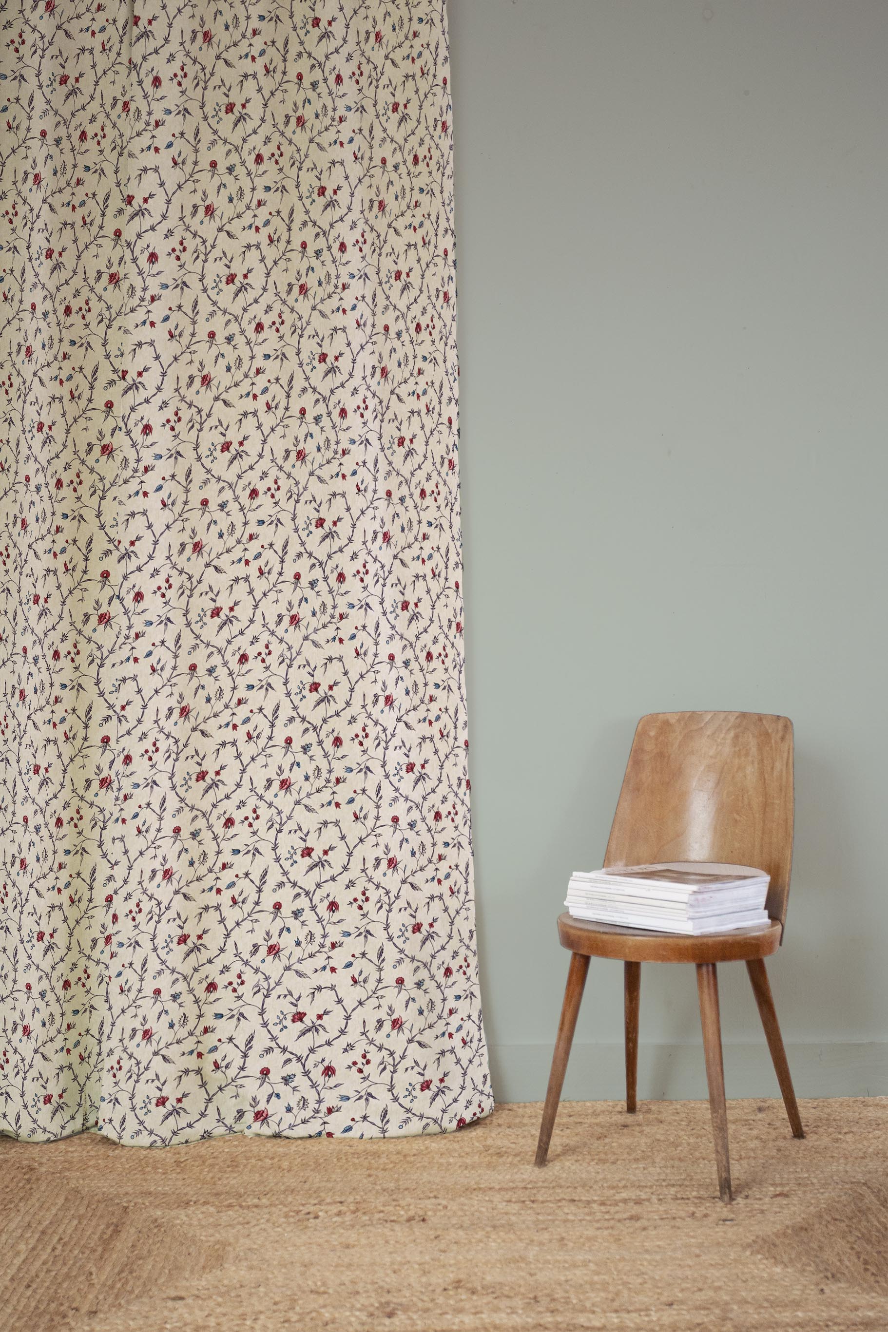 Fabric "Jardin d'oeillets"