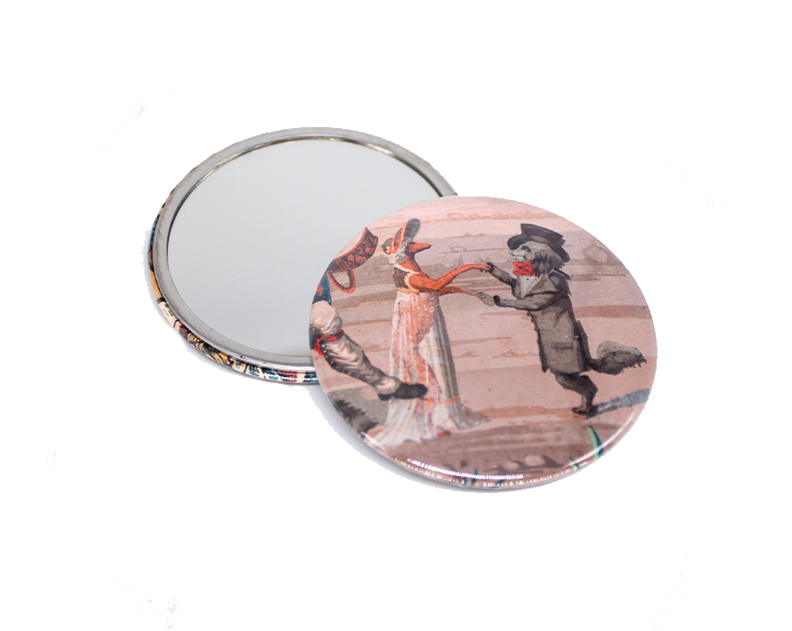 Pocket mirror "Port-Liberté"