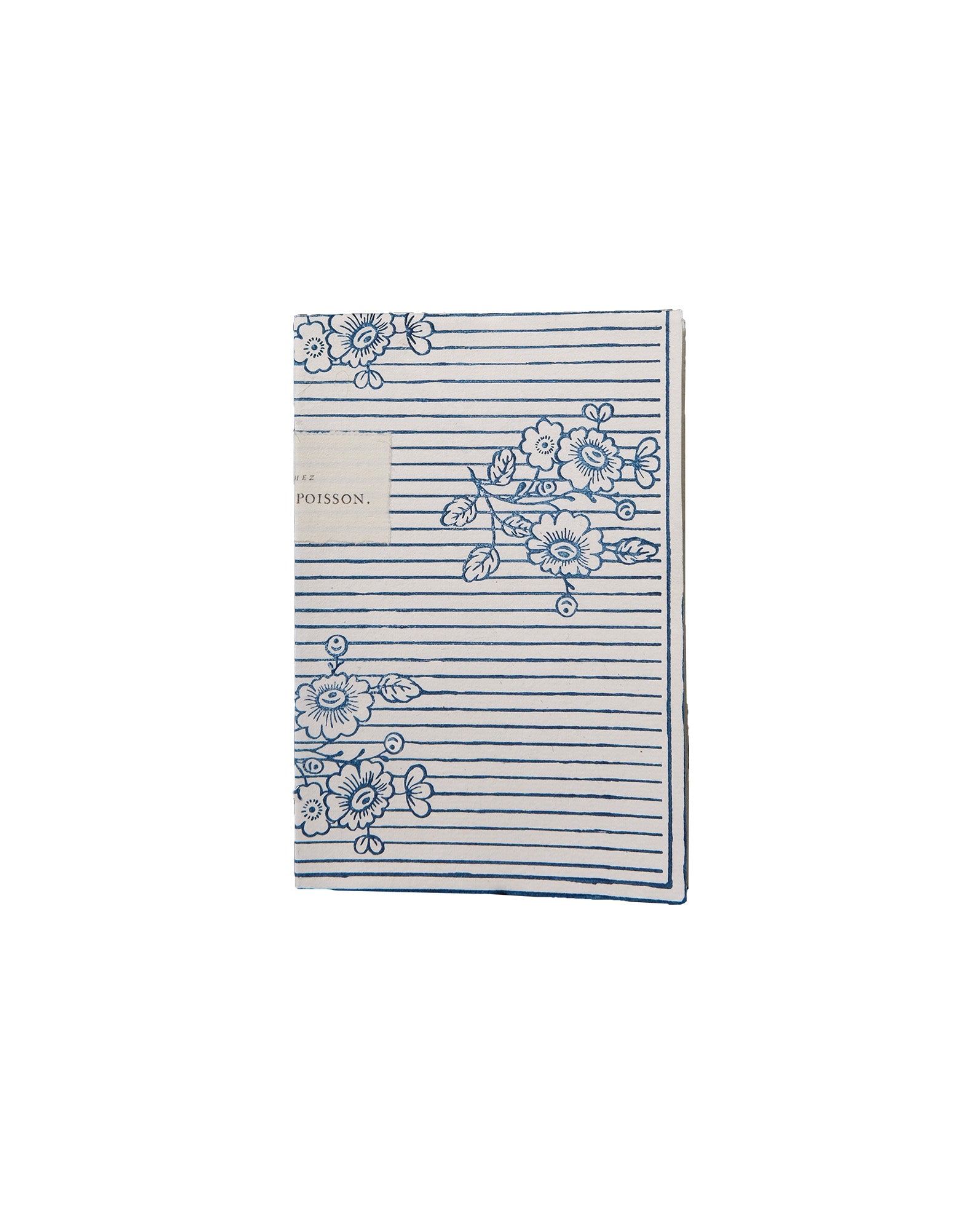 Hand sewn notebook "Boutonnière"
