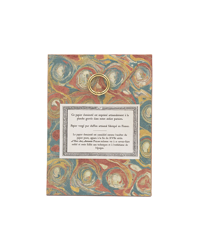 Framed domino paper "Mézières"