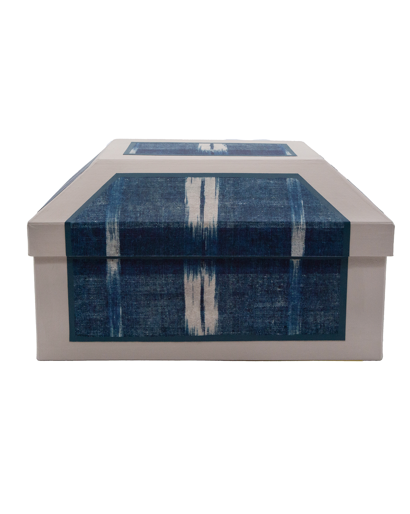 Moyenne boîte coffre "Flammé indigo"