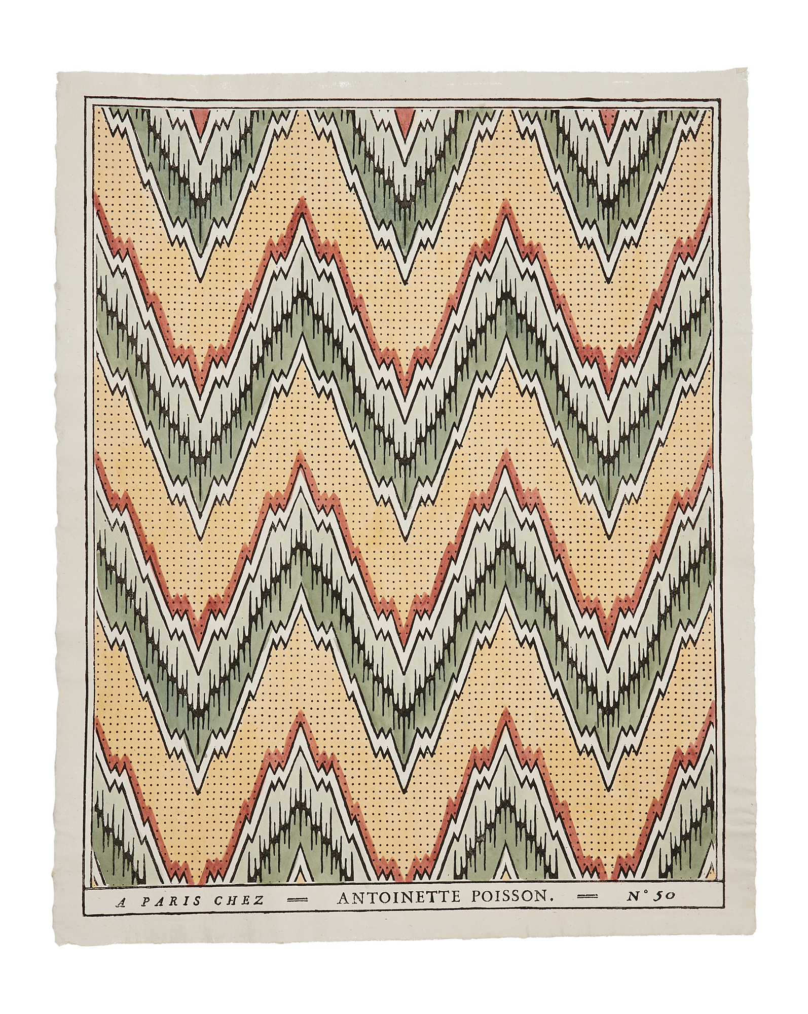 Domino paper "Louis XIII"