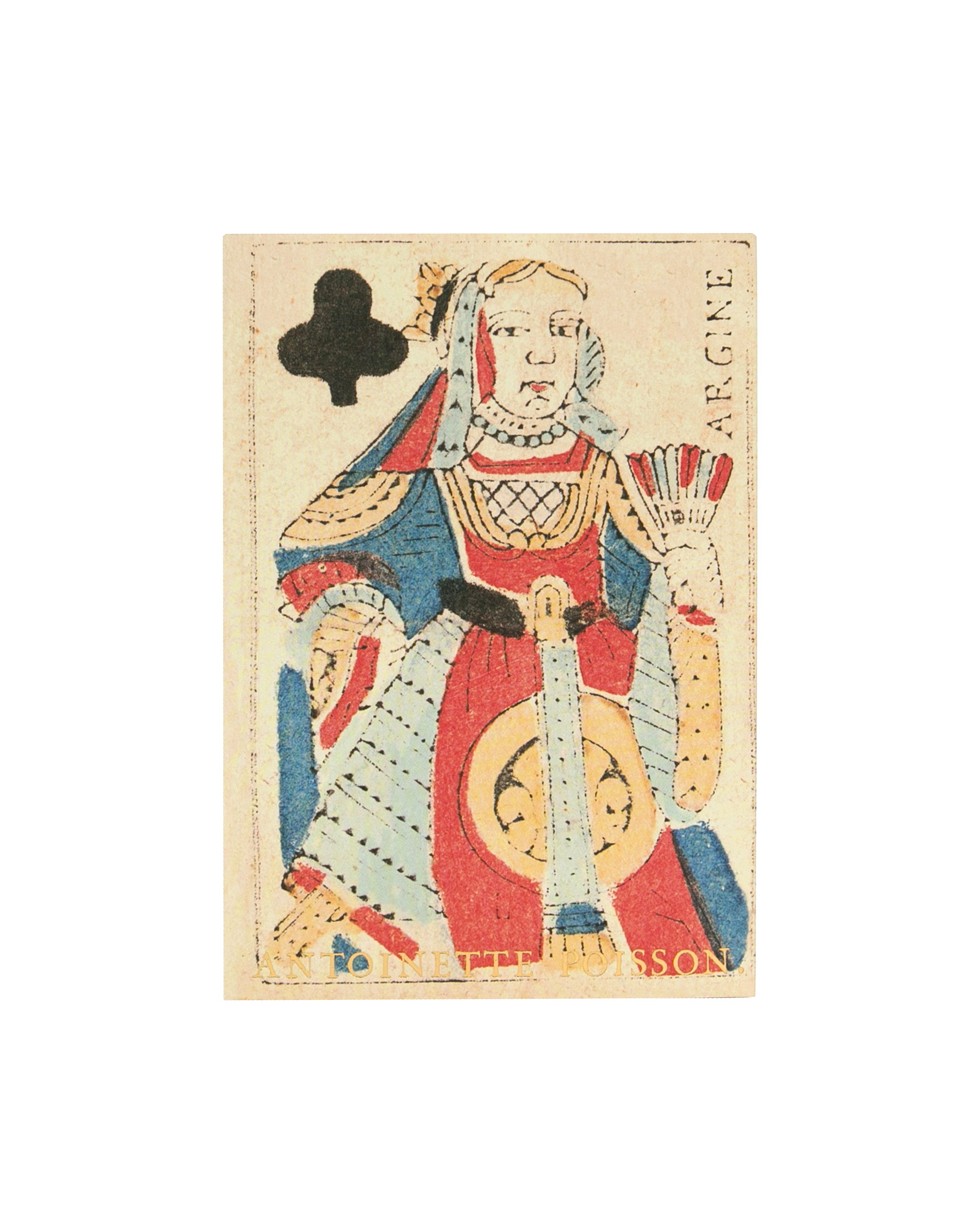 Small notebook Cartes à jouer "Dame de trèfle"