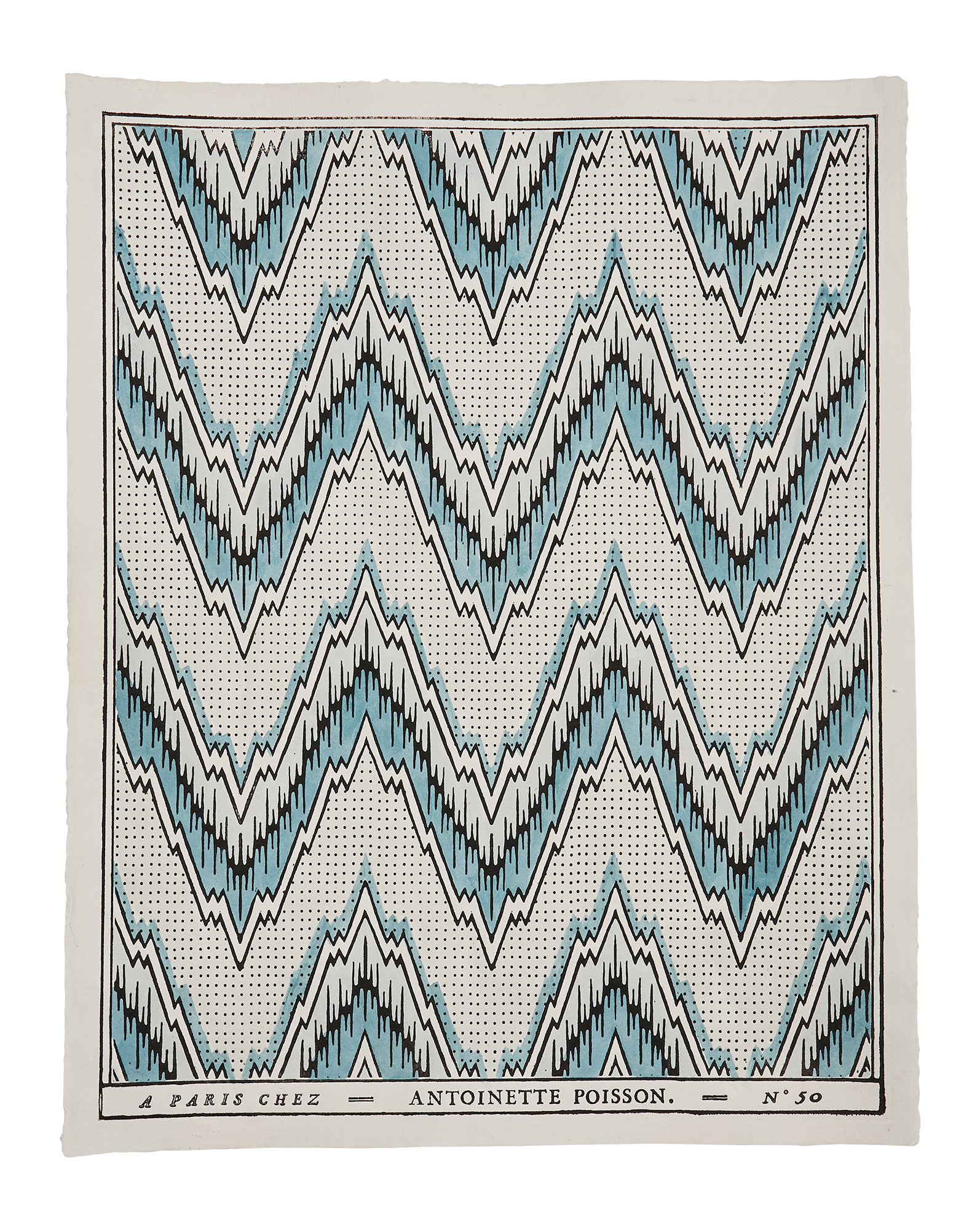 Domino paper "Louis XIII"
