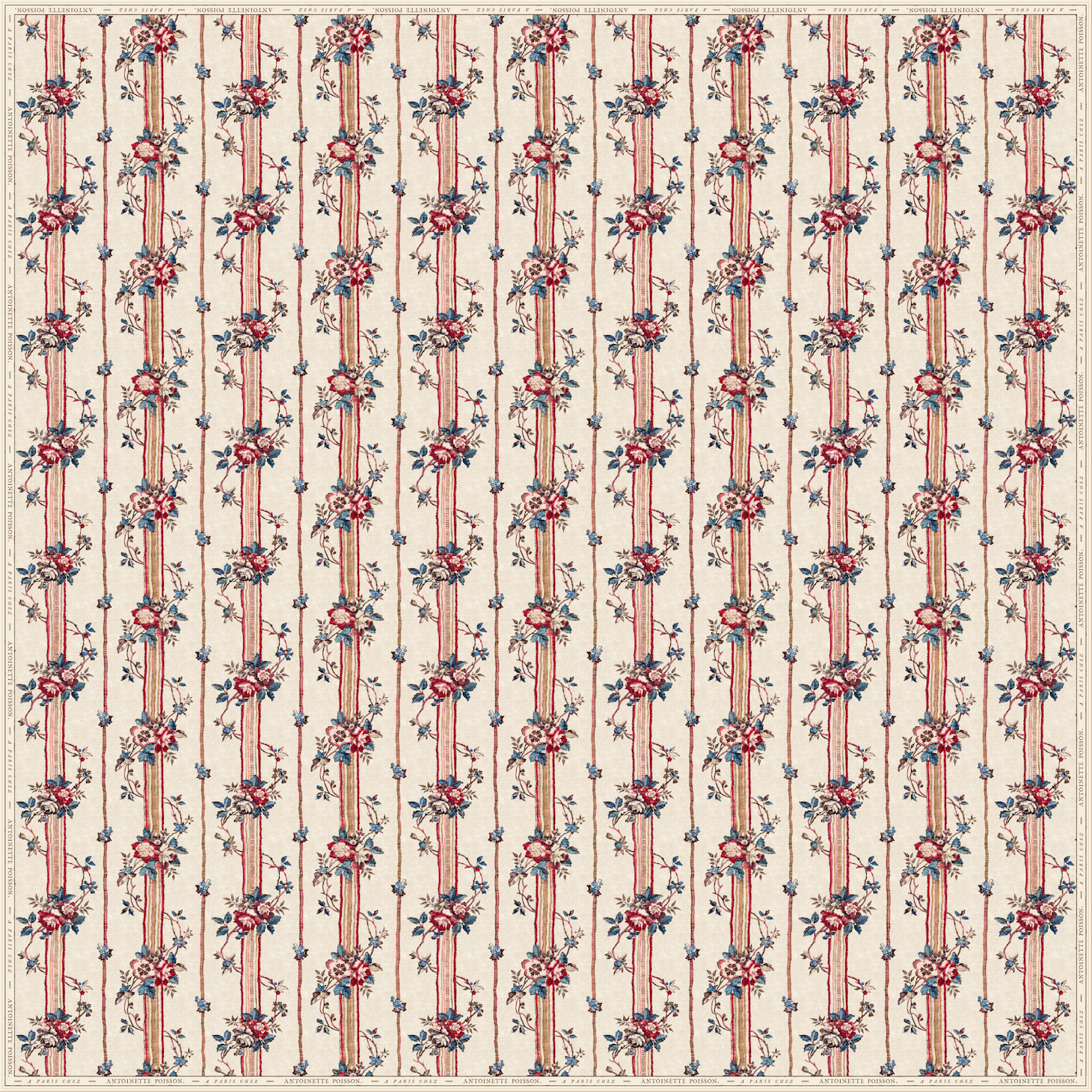 Square tablecloth "Rayures provençales"