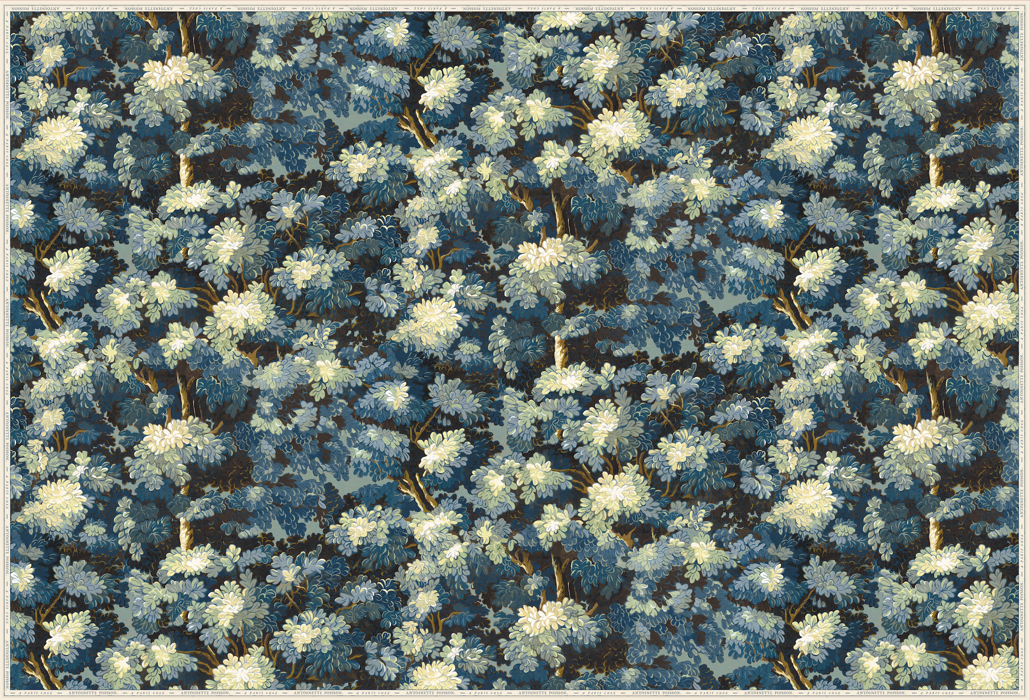 Nappe rectangle "Joli bois"