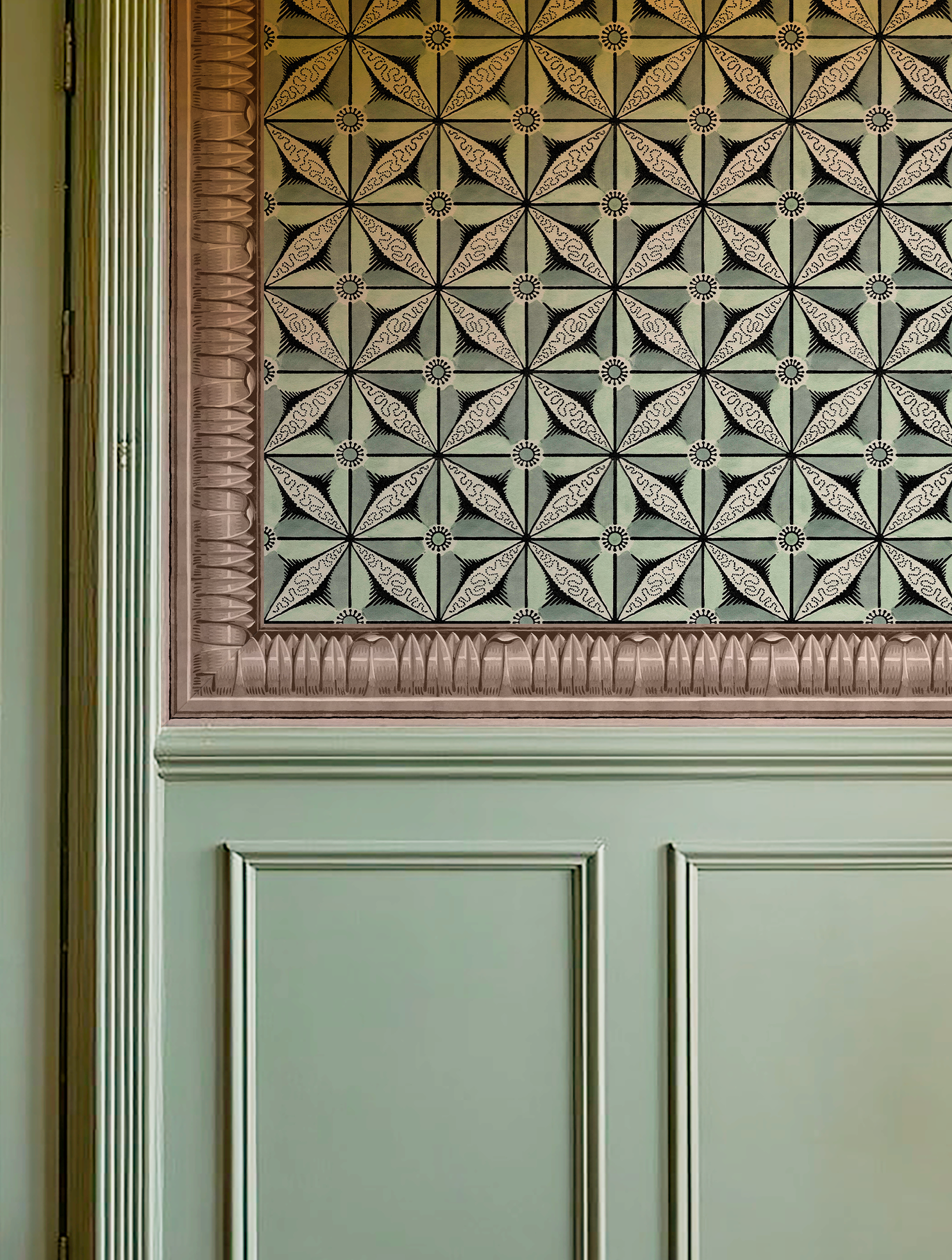 Frise "Bordure palmée"