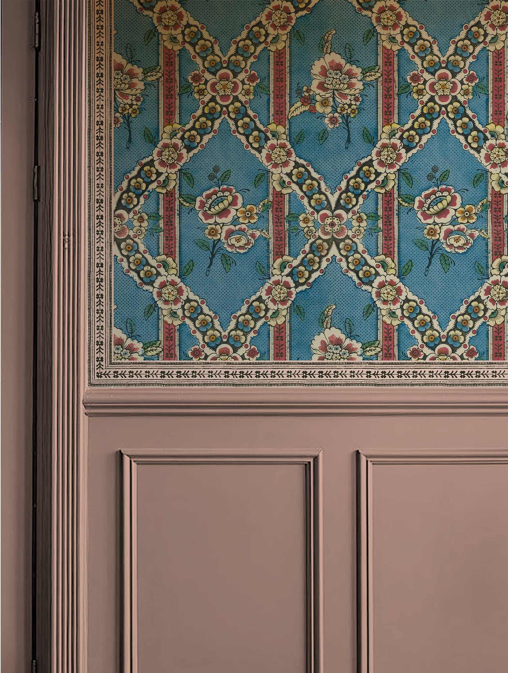Frise "Guirlande de fleurs"