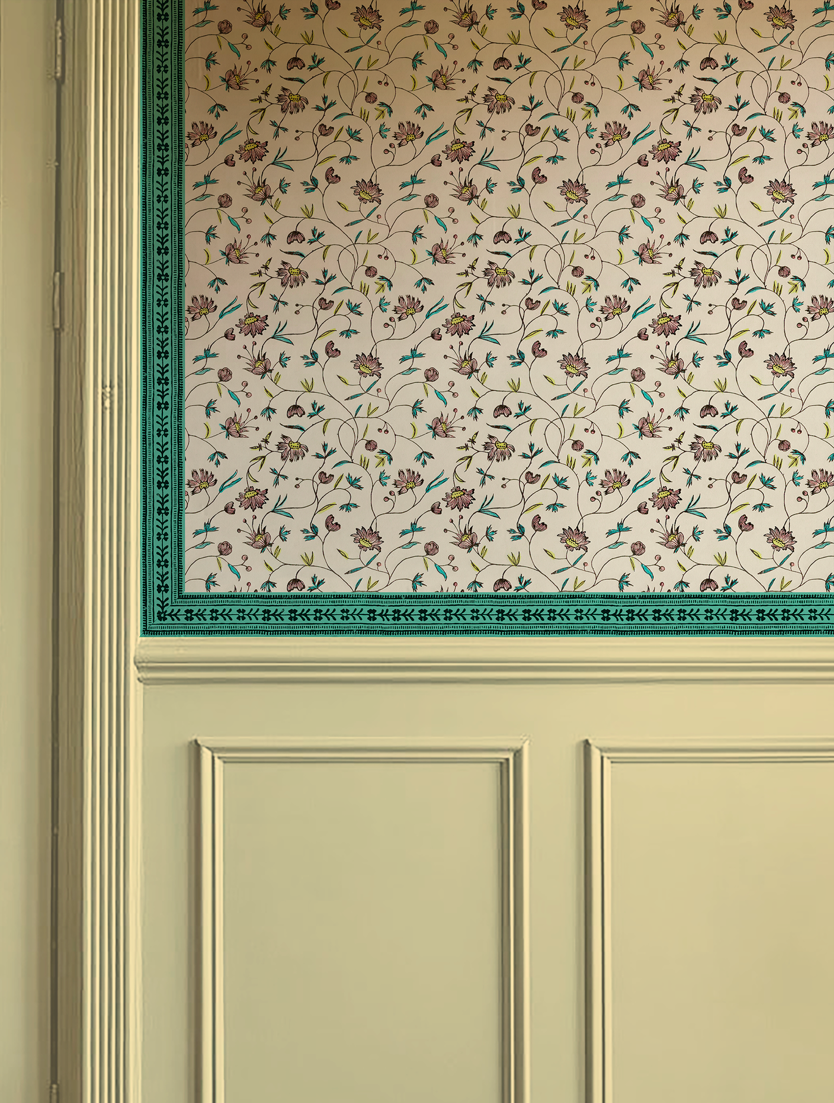 "Guirlande de fleurs" Border