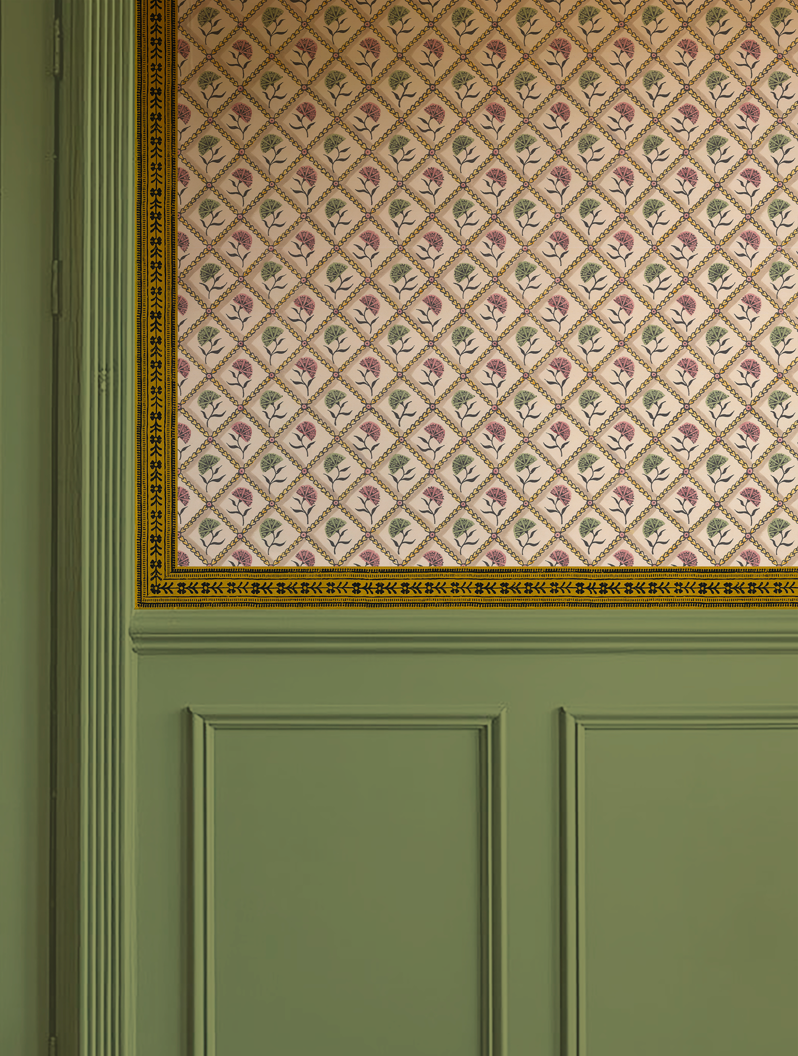 "Guirlande de fleurs" Border