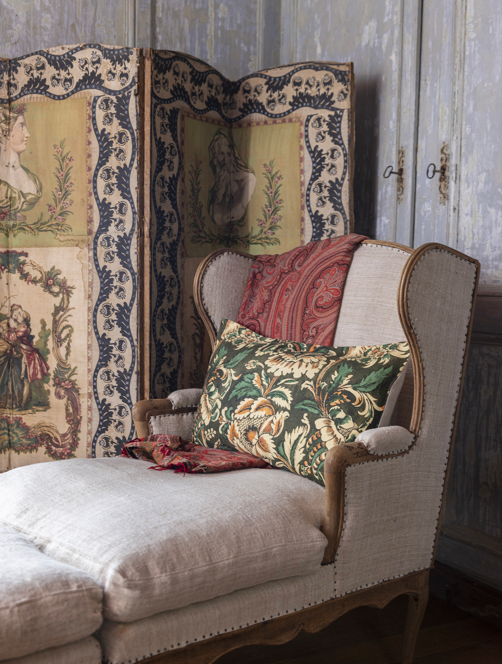 Cushion T2 "Grands pavots"