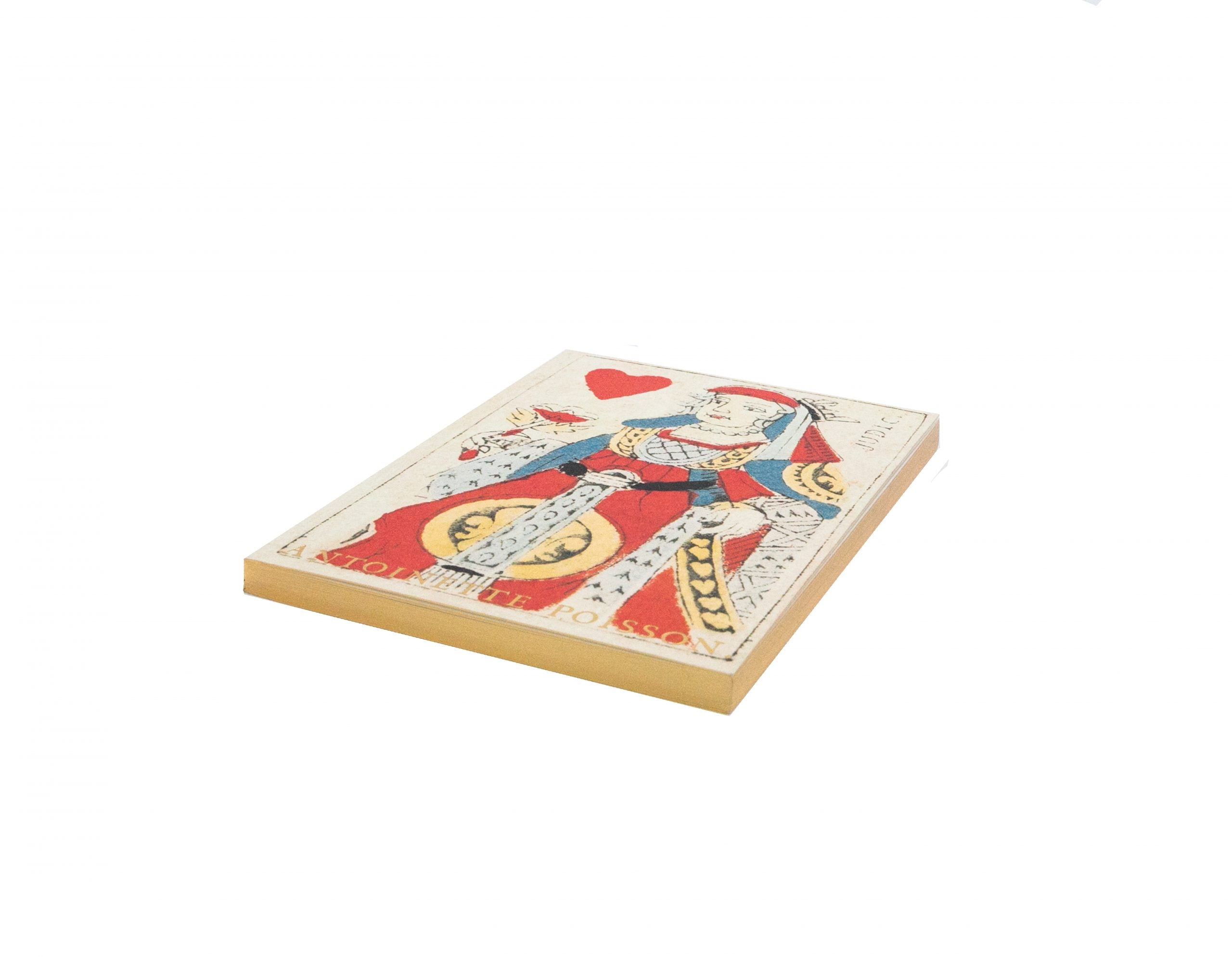 Petit cahier Cartes à jouer "Dame de cœur"