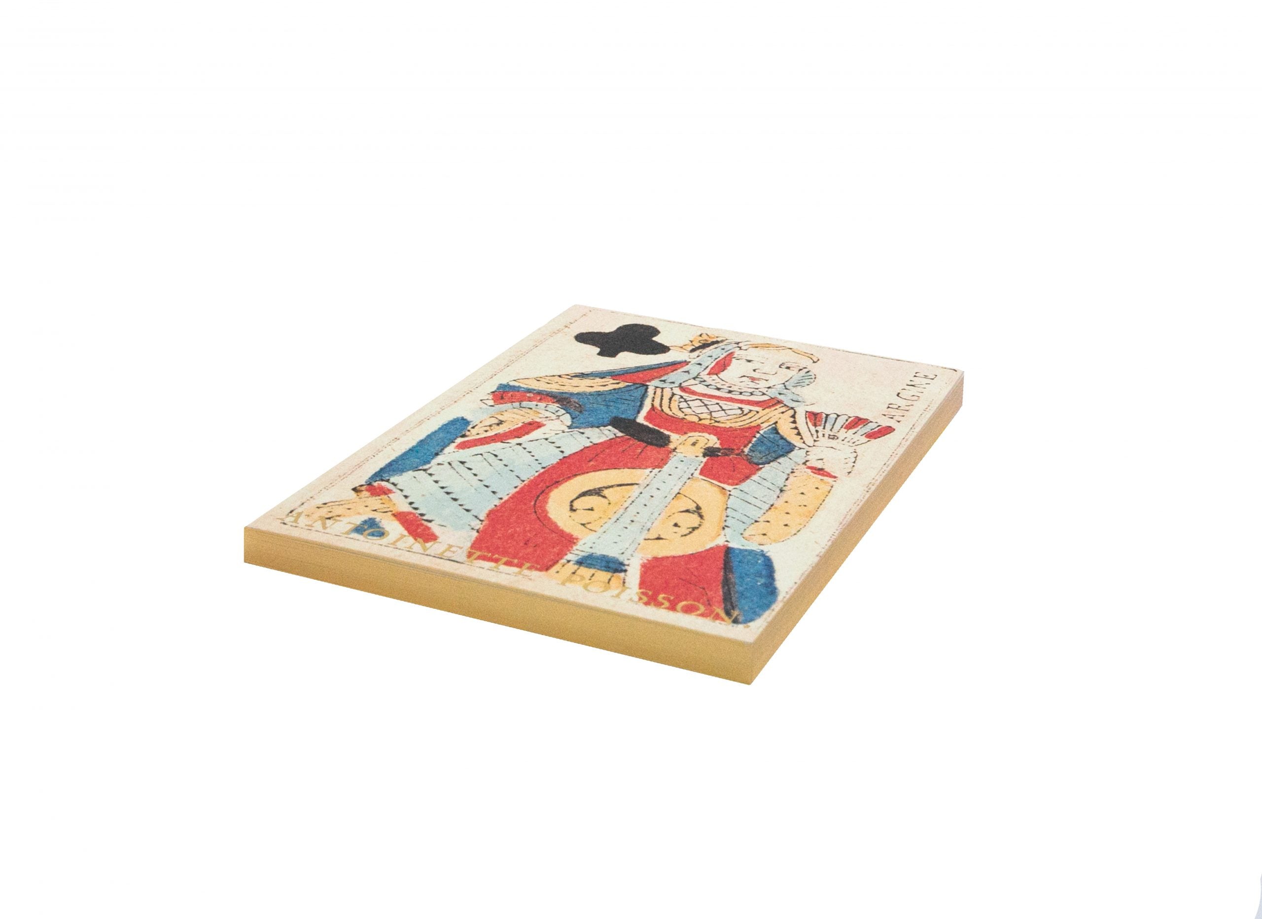 Small notebook Cartes à jouer "Dame de trèfle"