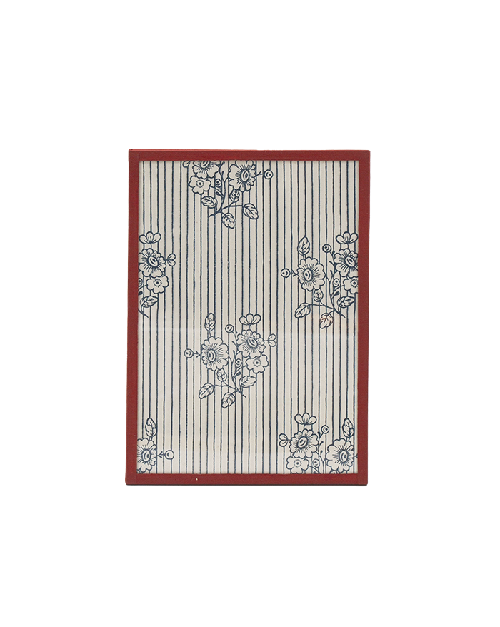 Framed domino paper "Boutonnière"